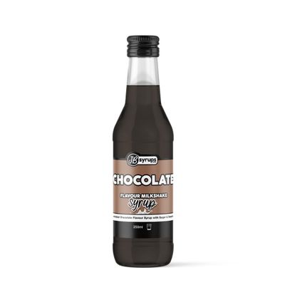 Chocolate Flavour milkshake syrup 250ml JB Syrups