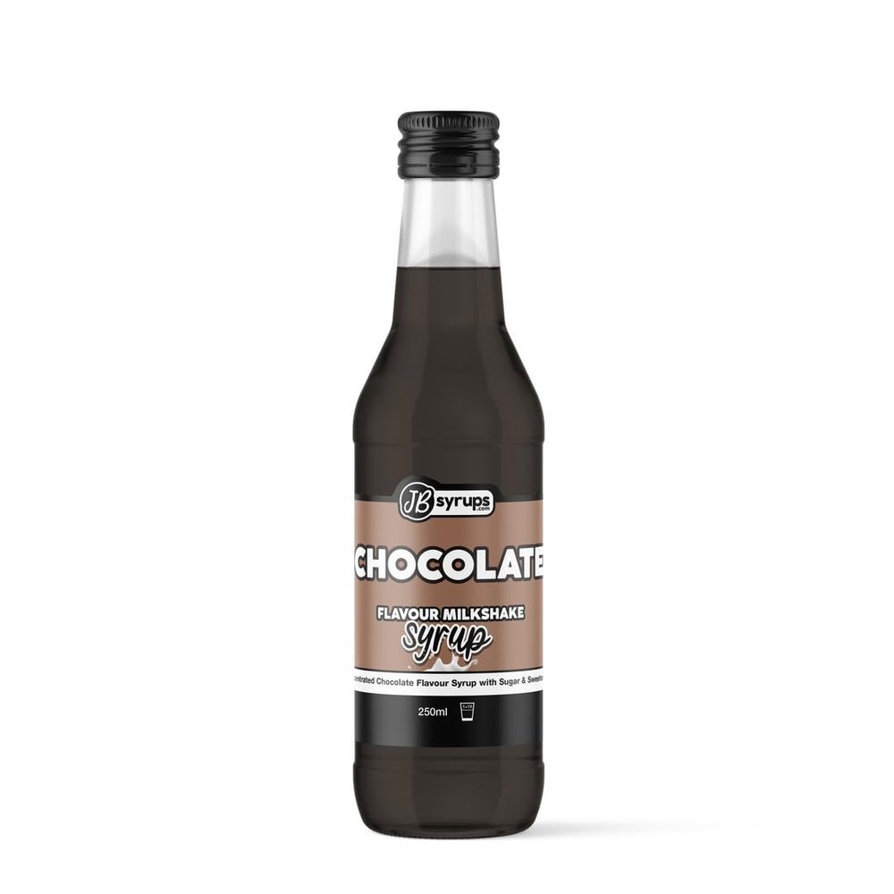 Chocolate Flavour milkshake syrup 250ml JB Syrups
