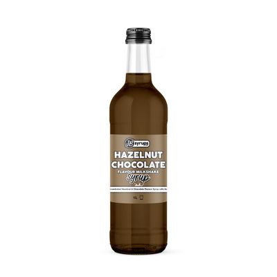 Hazelnut Chocolate Flavour milkshake syrup 1L JB Syrups