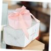 Mobestech 2pcs Portable Hear Shape Box Wedding Creative Case Wrapping Box for Occasion Bows for Wrapping view 4