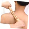 Wooden Massage Stick Retro Beech Handheld Massager for Body and Foot view 2