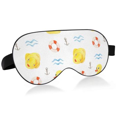 Light Blocking Eye Mask Breathable and Adjustable Adult Men and Women Travel on Business Trips Yoga Meditation Light Smooth Comfortable Eye Mask Office Deep Sleep Goodies Yellow Ducks