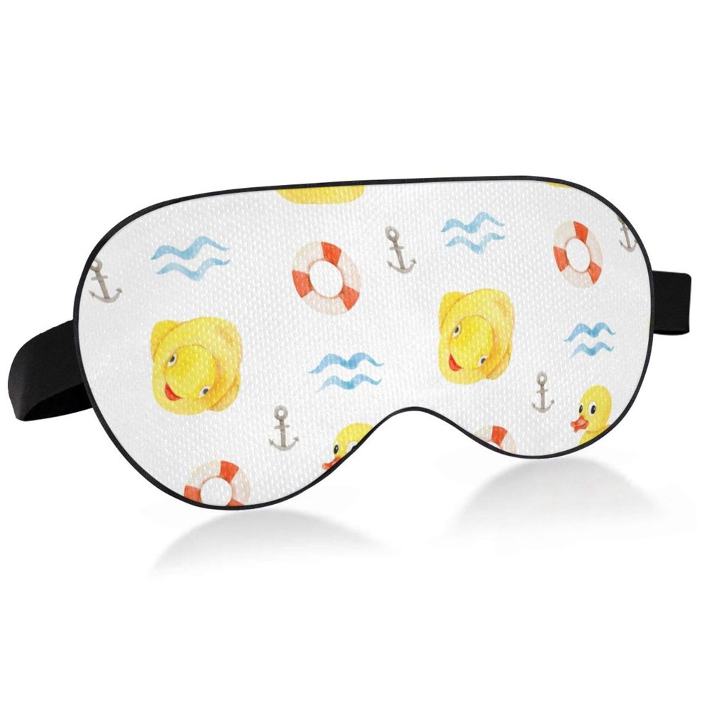 Light Blocking Eye Mask Breathable and Adjustable Adult Men and Women Travel on Business Trips Yoga Meditation Light Smooth Comfortable Eye Mask Office Deep Sleep Goodies Yellow Ducks