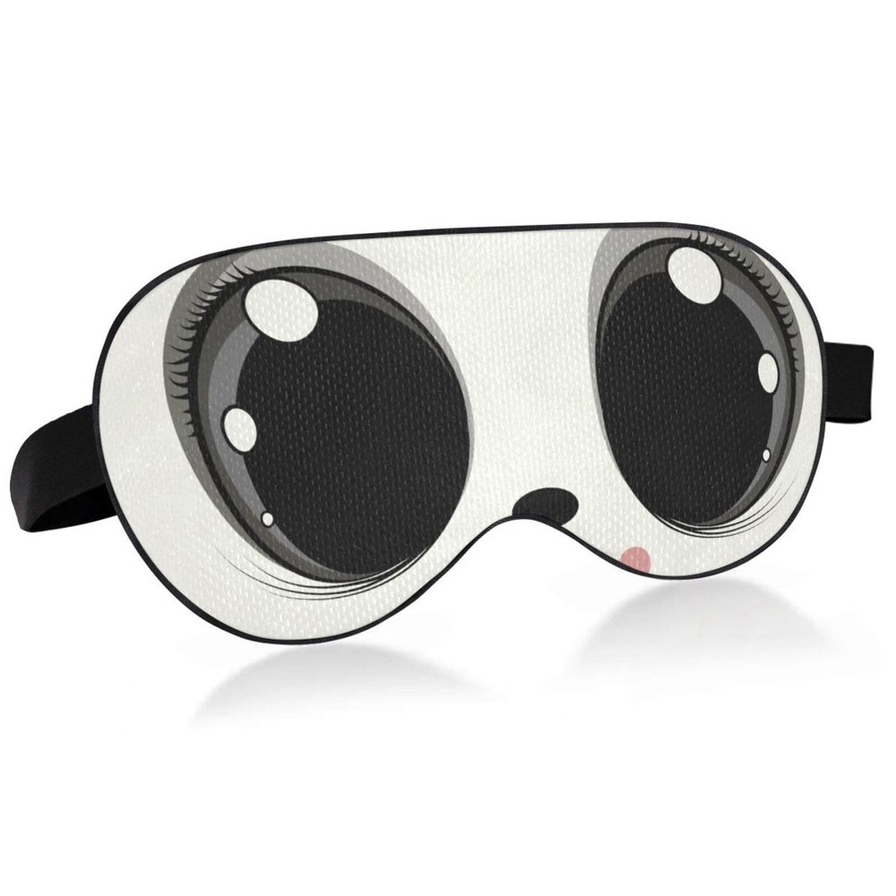 Light Blocking Eye Mask Breathable and Adjustable Adult Men and Women Travel on Business Trips Yoga Meditation Light Smooth Comfortable Eye Mask Office Deep Sleep Goodies Big Eyes