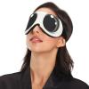 Light Blocking Eye Mask Breathable and Adjustable Adult Men and Women Travel on Business Trips Yoga Meditation Light Smooth Comfortable Eye Mask Office Deep Sleep Goodies Big Eyes view 3