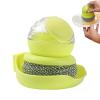 Soapbar Dispensing Palm Brush - Pressing Cleaning Brush,Kitchen Brush for Pans, Pots, Counter & Kitchen Sink Cleaning, Bathroom Accessories, Brush Scrubber Cenmoo view 1