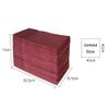 Mudhen 50 Packs Disposable Linen-Feel Dinner Napkins with Built-in Flatware Pocket, Printed Prefolded Cloth Like Paper Napkins for Wedding, Dinner or Party (Red) view 2