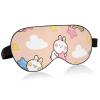 Light Blocking Eye Mask Breathable and Adjustable Adult Men and Women Travel on Business Trips Yoga Meditation Light Smooth Comfortable Eye Mask Office Deep Sleep Goodies Rabbit Rainbow view 1