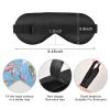 Ethnic Colorful Flowers Sleep Mask Light Blocking Eye Mask for Sleeping with Adjustable Strap Exotic Leaves Soft Lightweight Eye Cover Blindfold for Men Women Work Travel Naps view 3