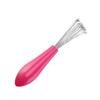 2 set of Brush Clean Tool Fool-style Operation Light-weight Repetitive Using Brushes Cleaner Cosy Grip Useful Unique Design Comb Cleaners Pink view 2
