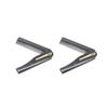 2 set of Men Folding Pocket Clip Plastic Portable Head Beard Combs Bussiness Trip Travel Lightweight Comb, black+silver, 1 Piece view 1