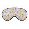 Otter Textured Animal Eye Mask Sleeping Blindfold Eye Cover with Adjustable Strap for Sleeping Travel view 2