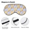 Otter Textured Animal Eye Mask Sleeping Blindfold Eye Cover with Adjustable Strap for Sleeping Travel view 3