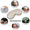Otter Textured Animal Eye Mask Sleeping Blindfold Eye Cover with Adjustable Strap for Sleeping Travel view 4