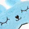 10 Set Kids Adults Plush Bunny Rabbit Sleep Mask Eye Shade Cover Blindfold Blue view 4