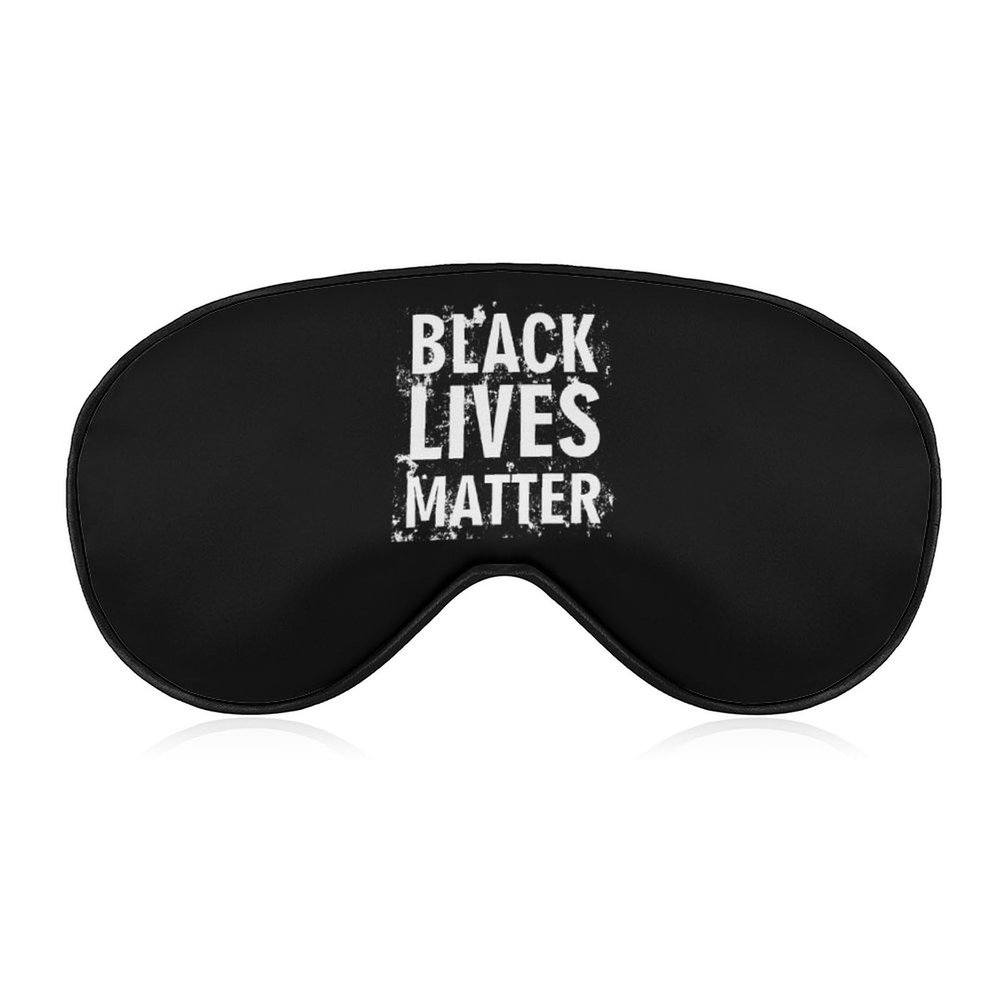 KWQDOZF Black Lives Matter Eye Mask Sleeping Blindfold Eye Cover with Adjustable Strap for Sleeping Travel, As Pic