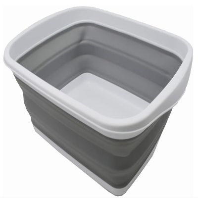10L Collapsible Tub - Foldable Dish Tub - Portable Washing Basin