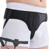 2Pcs Adjustable Hernia Belt for Men | Hernia Support Truss for Inguinal Groin Hernias | Left Or Right Side Waist Strap Inguina with Removable Compression Pads,XL view 2