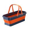 BHOLI Multiuse Collapsible Bucket, Folding Washing Tub, Portable Washing Basin With Wheel, Fishing Tub Buckets, Outdoor Portable Folding Baskets for Picnic Hiking, Backpacking, Camping, Fishing view 1