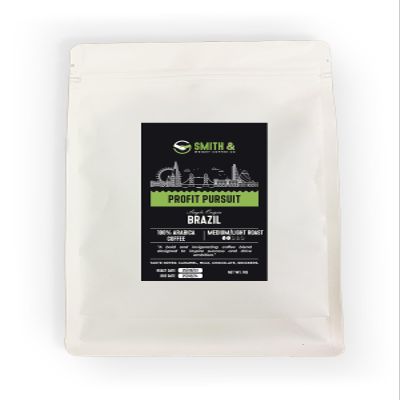 Smith & Wright Coffee Co Profit Pursuit Medium/Light Roasted Brazil origin coffee, 100% arabica (1000 g, WHOLEBEAN)