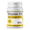 Vit Direct - Vitamin D3-150 Soft Gel Capsules - High Strength 2000iu - Daily Supplement - Supports Overall Health - Improves Mood - Builds Strength - Vitamin D Tablets - Easy to Take view 1