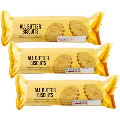 M&S All Butter Biscuits Light & Melt in Mouth 200g - 3 Pack M&S Foods in a Premier Life Store Box
