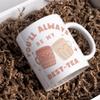 Sticky Art UK You'll Always Be My Best-Tea Mug: Gift for Your Best Friend, Cute Tea Pun, Bestie Mug, Tea Lover Gift for Christmas or Birthday view 2
