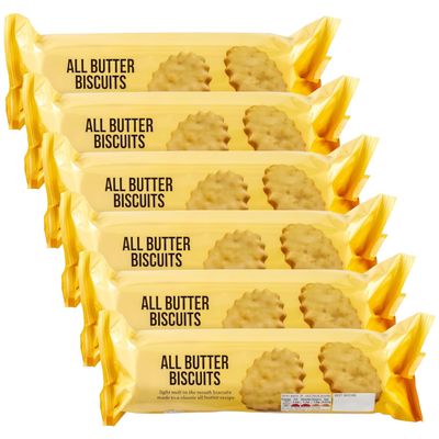 M&S All Butter Biscuits Light & Melt in Mouth 200g - 6 Pack M&S Foods in a Premier Life Store Box