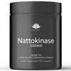 Nattokinase 2000 FU per Capsule | High Strength Nattokinase Capsules from Fermented Natto Soybeans | Non GMO, Natural & Vegan - GMP Certified Product | 90 Capsules - Made in the UK by Hellenia view 1