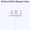 5PCS Disposable Veterinary Blood Pressure Cuff with BP 12 Connector for Animal or Neonate, 8-15 cm Single Tube Replacement NIBP Neonate Cuff view 3