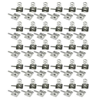 MTQY 30PCS Metal Battery Spring Contact Plate Replacement AA AAA Battery Spring Battery Contact Plate for Remote Control Electronic Toy Calculator and Recorder