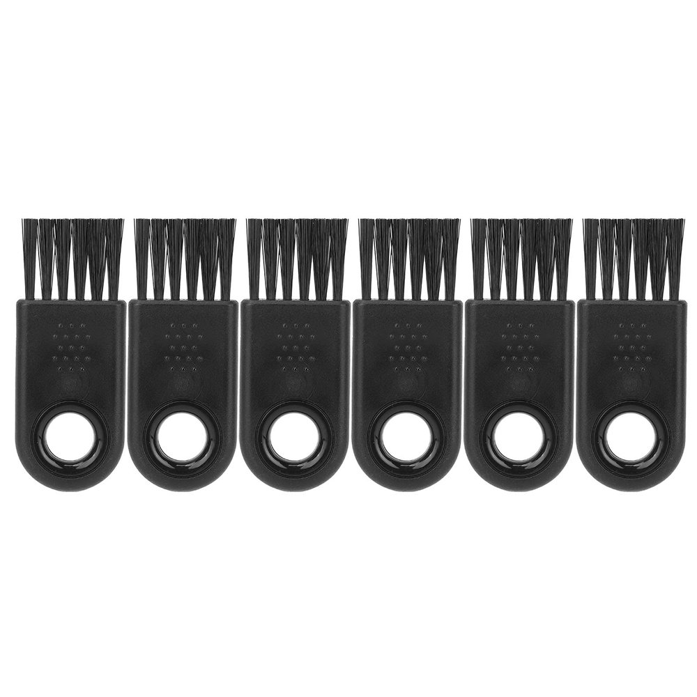ANKROYU 6Pcs Cleaning Brush, Multifunctional Plastic Shaving Brush Electric Shaver Cleaning Brush Multifunctional Shaver Cleaning Brush Slip Resistant Shaver Cleaning Brush