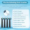 20 Pack Toothbrush Replacement Heads Black Compatible with Oral B Professional Soft Clean Electric Toothbrush Head Heads Refill Pro 500/1000/1500/3000/3757/5000/7000/7500/8000 view 2