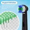 20 Pack Toothbrush Replacement Heads Black Compatible with Oral B Professional Soft Clean Electric Toothbrush Head Heads Refill Pro 500/1000/1500/3000/3757/5000/7000/7500/8000 view 3