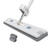 1 Pcs Flat Mop, Microfiber Mop with Test Function, No hand washing,Stainless Steel Handle, 2 Mop Pads view 1
