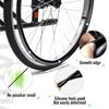 1Pair Wheelchair Push Rim Covers, 22/24-Inch Rear Wheel Sports Wheelchair Cover, Non-Slip Hand Push Cover, Improve Grip And Traction, Easy To Take of And Clean,G,24 inch view 3