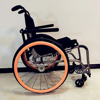 22/24 Inch Wheelchair Push Rim Covers, Non-Slip Wear-Resistant Hand Push Cover, Wheelchair Rear Wheel, Push Ring Protective Cover,F,22 inch