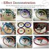 22/24 Inch Wheelchair Push Rim Covers, Non-Slip Wear-Resistant Hand Push Cover, Wheelchair Rear Wheel, Push Ring Protective Cover,F,22 inch view 2