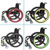 22/24Inch Silicone Wheelchair Push Rim Covers, Non-Slip Wear-Resistant Hand Push Cover, Wheelchair Handrim Covers, Wheelchair Rear Wheel Cover for Improve Grip And Traction,D,24IN view 3