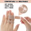 6 Pcs Finger Splints, Finger Buddy Wraps, Finger Brace Splint, Finger Brace Straps, for Mallet Finger, Curled Finger, Broken Finger, Osteoarthritis, Swollen, Dislocated finger Joint view 2