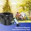 Cimvidi Black 100-Piece Biodegradable Bin Liners, 30L, Thickened Toilet Bags for Portable Toilets, Camping, Hiking, Travel view 3