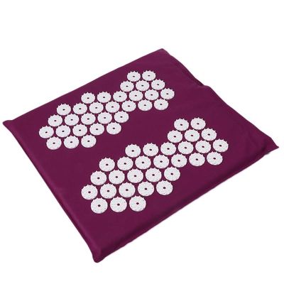 Acupressure Mat for Foot Massage - Relieves Muscle Pain and Fatigue with Stimulating Acupuncture Points, Improves Sleep - Purple/Green/Blue (Purple)