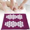 Acupressure Mat for Foot Massage - Relieves Muscle Pain and Fatigue with Stimulating Acupuncture Points, Improves Sleep - Purple/Green/Blue (Purple) view 2