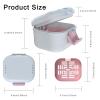 BVN 3-Layer Leak-Proof Denture Case with Strainer Basket,3-in-1 Airtight Soaking & Storage Box for Overnight Cleaning,Heavy-Duty Portable Cleaning Cup for Retainers,Clear Aligners & Mouth Guards view 2