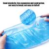 100pcs Disposable Boot Shoe Covers,Shoe Covers Non Slip for Indoors,PE Thickened Waterproof Shoe Protector Cover for Rain Home view 2