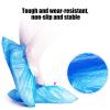 100pcs Disposable Boot Shoe Covers,Shoe Covers Non Slip for Indoors,PE Thickened Waterproof Shoe Protector Cover for Rain Home view 3