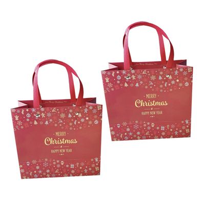 DECHOUS 2pcs Christmas Bag Shopping Bag for Christmas Holder Portable Pouch for Supplies and Party