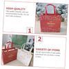 DECHOUS 2pcs Christmas Bag Shopping Bag for Christmas Holder Portable Pouch for Supplies and Party view 2