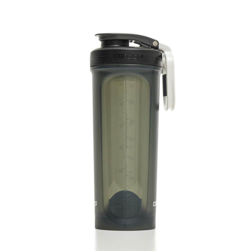 Contigo Shake & Go 2.0 Protein Shaker Bottle with Mixer Ball | Large BPA Free Blender | Ideal for Protein Powder, Nutrition Shakes or Smoothies |Leak Proof Shake Sports Bottle | Sake | 820 ml