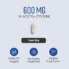 VitaBright NAC Supplement | 600mg | 180 Capsules | Acetylcysteine Nutritional Supplements | Swallow or Twist Open Capsules of Powder | Pure Clean NAC N-Acetyl-Cysteine 600mg Supplement view 3